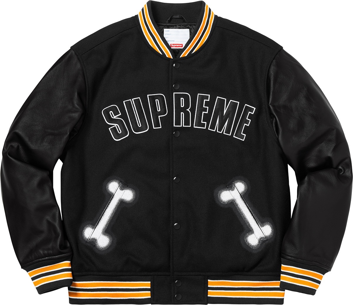 Bone Varsity Jacket view 15